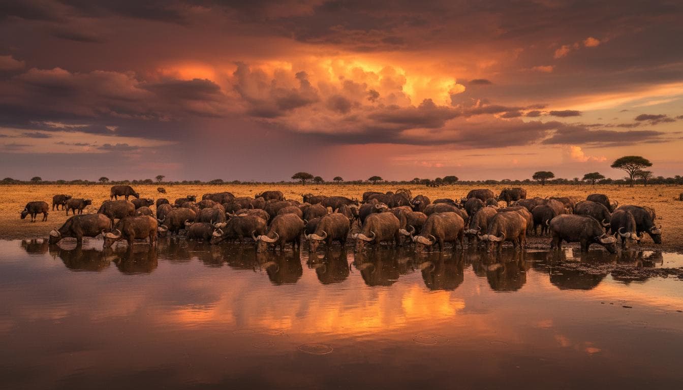 Kenya safari landscape